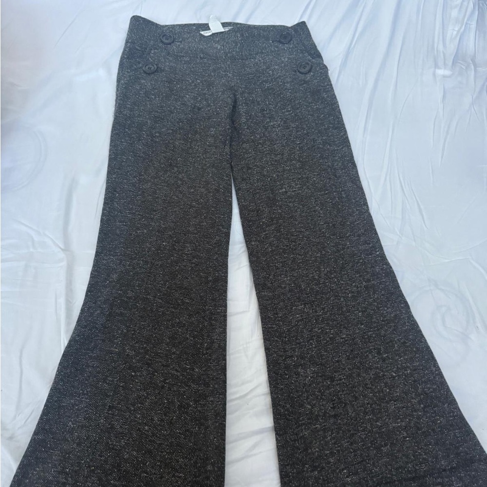 Stylish Gray Wide-Leg Pants